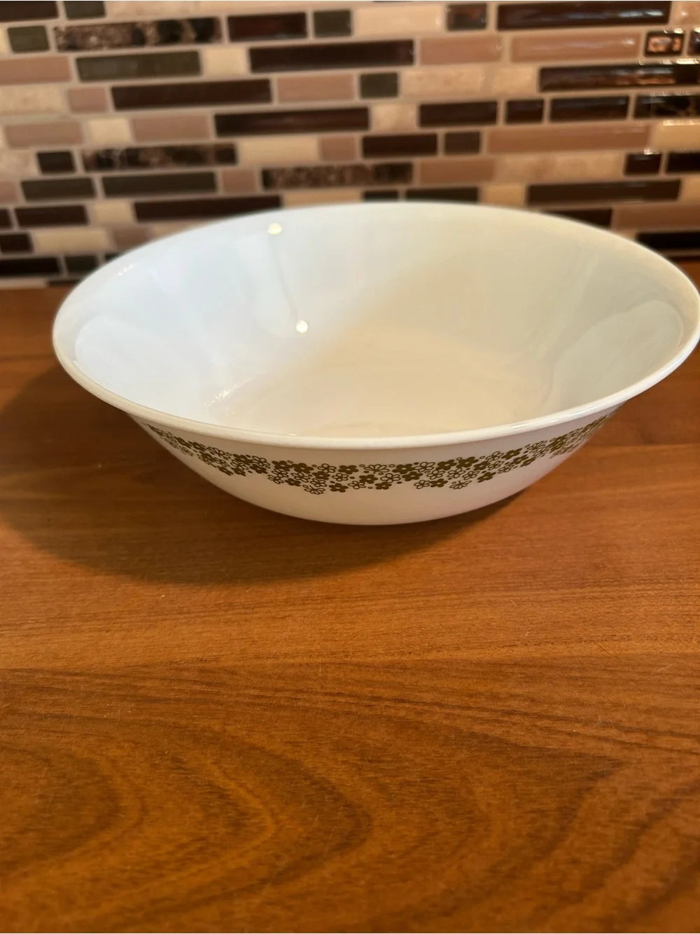Vintage Corelle Spring Blossom Crazy Daisy Serving Bowl